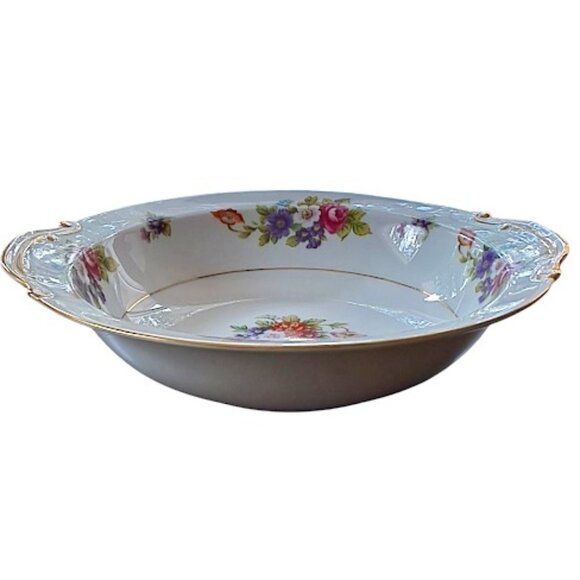 VTG Mikuni China, made in Japan, DRESDEN ROSE, Serving Bowl - Round 10 1/4” - Picture 1 of 5